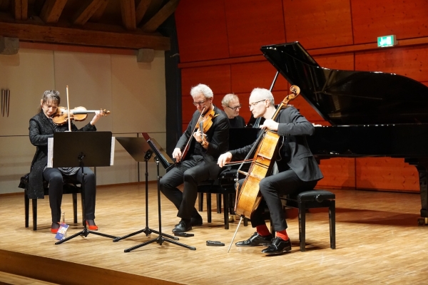 Das Fauré Quartett bei seiner Zugabe.